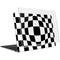 Black and White Zoomed Checkerboard MacBook Air 15in (2023-2025) Case plus Skin