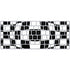 Black and White Zoomed Checkerboard Magic Keyboard Skin