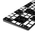 Black and White Zoomed Checkerboard Magic Keyboard with Numeric Keypad Skin