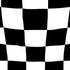 Black and White Zoomed Checkerboard Moto E5 Play Skin