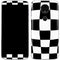 Black and White Zoomed Checkerboard Moto E5 Plus Skin