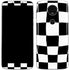Black and White Zoomed Checkerboard Moto E5 Plus Skin