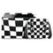 Black and White Zoomed Checkerboard Nintendo Switch OLED (2021) Skin