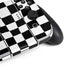 Black and White Zoomed Checkerboard Nintendo Switch OLED (2021) Skin