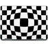 Black and White Zoomed Checkerboard Notebook 9 Pro 13in (2017) Skin