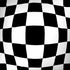 Black and White Zoomed Checkerboard Notebook 9 Pro 13in (2017) Skin