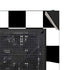 Black and White Zoomed Checkerboard NZXT H510 Compact ATX Mid-Tower Case Skin