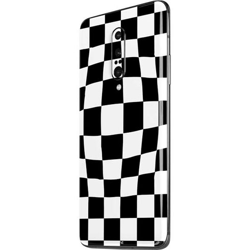 Black and White Zoomed Checkerboard OnePlus 7 Pro Skin