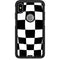Black and White Zoomed Checkerboard Otterbox Commuter iPhone Skin