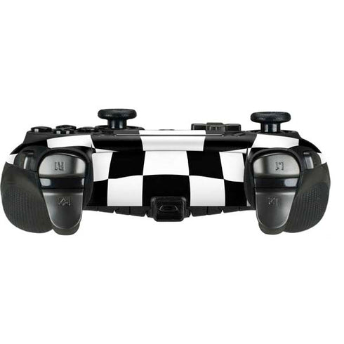 Black and White Zoomed Checkerboard PlayStation Scuf Vantage 2 Controller Skin