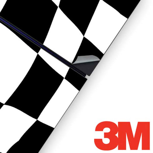 Black and White Zoomed Checkerboard PS4 Console and Controller Bundle Skin