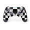 Black and White Zoomed Checkerboard PS4 Pro/Slim Controller Skin