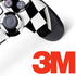 Black and White Zoomed Checkerboard PS4 Pro/Slim Controller Skin