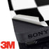 Black and White Zoomed Checkerboard PS4 Slim Skin