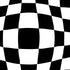 Black and White Zoomed Checkerboard PS4 Slim Skin