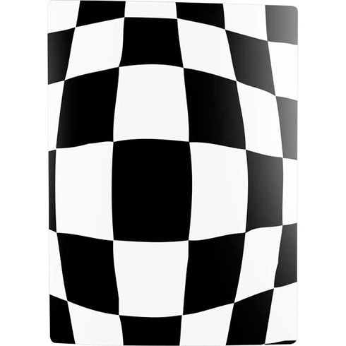 Black and White Zoomed Checkerboard PS5 Digital Edition Bundle Skin