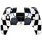 Black and White Zoomed Checkerboard PS5 Controller Skin