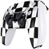 Black and White Zoomed Checkerboard PS5 Controller Skin