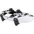 Black and White Zoomed Checkerboard PS5 Controller Skin