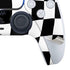Black and White Zoomed Checkerboard PS5 Controller Skin