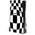 Black and White Zoomed Checkerboard PS5 Slim Disk Console Skin