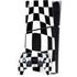 Black and White Zoomed Checkerboard PS5 Slim Digital Edition Console Skin