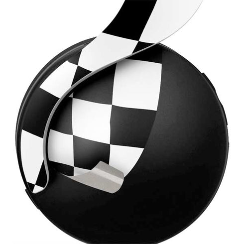 Black and White Zoomed Checkerboard PULSE 3D Wireless Headset for PS5 Skin