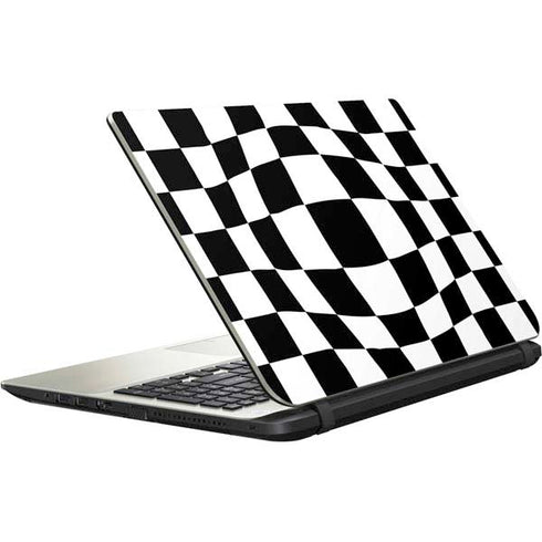 Black and White Zoomed Checkerboard Satellite L50-B / S50-B Skin