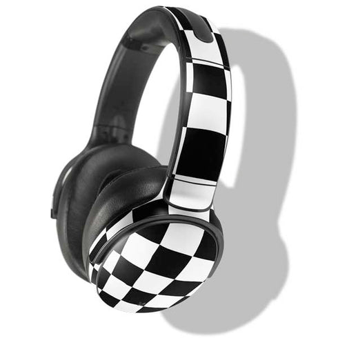 Black and White Zoomed Checkerboard Skullcandy Venue Skin
