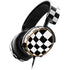 Black and White Zoomed Checkerboard SteelSeries Arctis 5 Skin