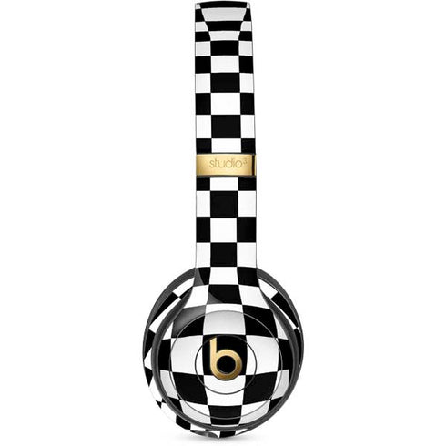 Black and White Zoomed Checkerboard Studio Wireless 3 Skin