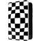 Black and White Zoomed Checkerboard Surface Duo Skin