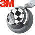Black and White Zoomed Checkerboard Surface Headphones Skin