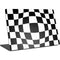 Black and White Zoomed Checkerboard Surface Laptop 4 15in Skin