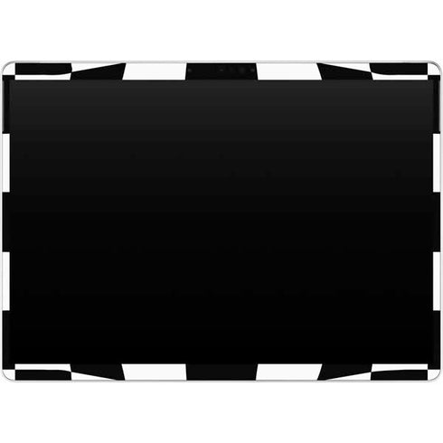Black and White Zoomed Checkerboard Surface Pro 8 Skin