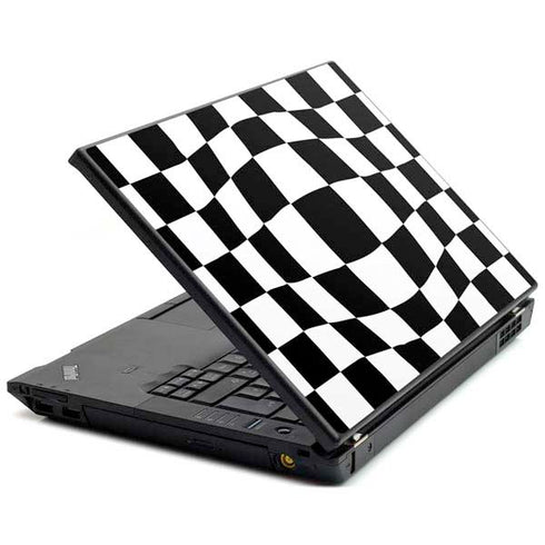 Black and White Zoomed Checkerboard T440s Skin