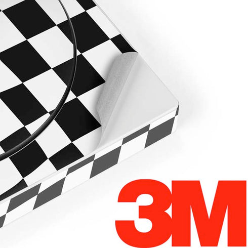 Black and White Zoomed Checkerboard Xbox Adaptive Controller Skin