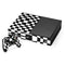Black and White Zoomed Checkerboard Xbox One Console and Controller Bundle Skin