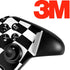 Black and White Zoomed Checkerboard Xbox One Elite Controller Skin