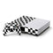 Black and White Zoomed Checkerboard Xbox One S All-Digital Edition Bundle Skin