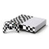 Black and White Zoomed Checkerboard Xbox One S All-Digital Edition Bundle Skin