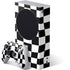 Black and White Zoomed Checkerboard Xbox Series S Skins