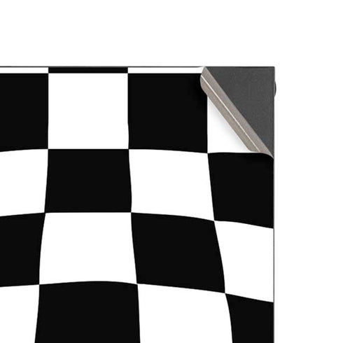 Black and White Zoomed Checkerboard Xbox Series X Console Skin