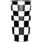Black and White Zoomed Checkerboard Yeti 20oz Tumbler Skin