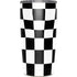 Black and White Zoomed Checkerboard Yeti 20oz Tumbler Skin
