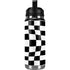 Black and White Zoomed Checkerboard YETI Rambler 26oz Bottle Skin