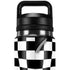 Black and White Zoomed Checkerboard YETI Rambler 26oz Bottle Skin