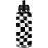 Black and White Zoomed Checkerboard YETI Rambler 36oz Bottle Skin