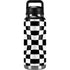 Black and White Zoomed Checkerboard YETI Rambler 36oz Bottle Skin