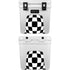 Black and White Zoomed Checkerboard YETI Roadie 24 Hard Cooler Skin